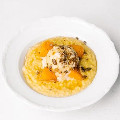 Пшенная каша, хурма, ряженка в Эклерная по цене 480 ₽