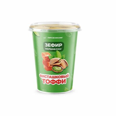 Зефир Маршмеллоу Фисташковый тоффи в Пирожникофф по цене 179 ₽