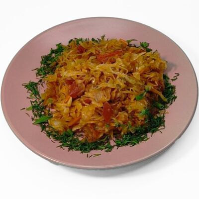 Тушеная капустав У Сватов по цене 260 ₽