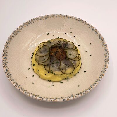 Бефстроганов с картофельным пюре в I’m Thankful for Today по цене 880 ₽