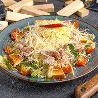 Цезарь с рваной свининой 280 гр в Рёберная - Бар 12