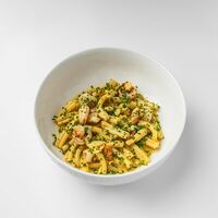 Паста казаречче с креветками и цукини в Colibri Bistro