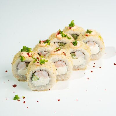 В чесноке с креветкой (8 шт) в ЁБИСАН по цене 939 ₽