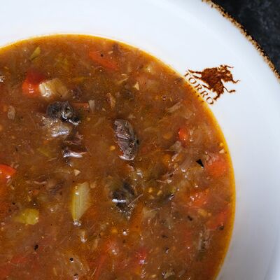 Большая тарелка шурпы в Torro Grill по цене 750 ₽