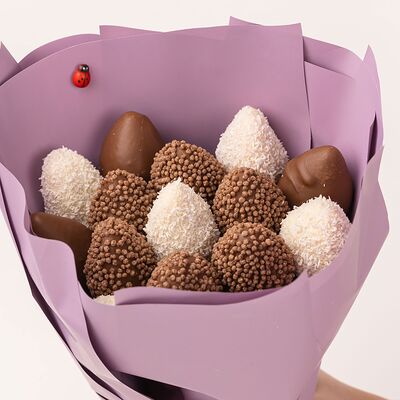 Букет из клубники в шоколаде №45 в Клубникисс по цене 3500 ₽