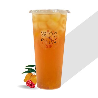 Малина-манго S в Sip bubble tea по цене 300 ₽