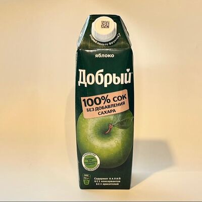 Сок яблочный Добрый в Room-cafe по цене 490 ₽