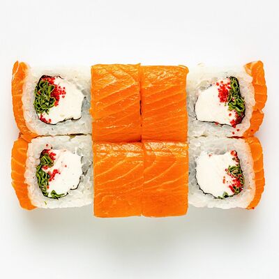 Ролл Филадельфия лайт с тобико в Wasabi по цене 574 ₽