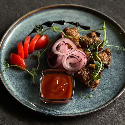 Шашлык из свинины в Жар-пицца по цене 460 ₽