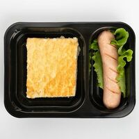 Омлет по-домашнему с молочной сосиской в Кухнярядом