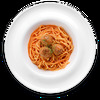 Паста с фрикадельками в томатном соусе в Питькофе Ралли по цене 389
