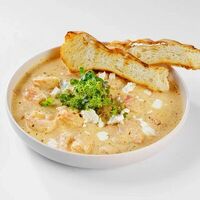 Креветки Саганаки в Баклажан