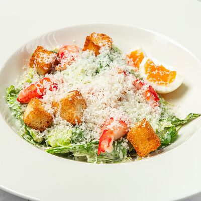 Цезарь с крабом в Osteria Mario по цене 1125 ₽