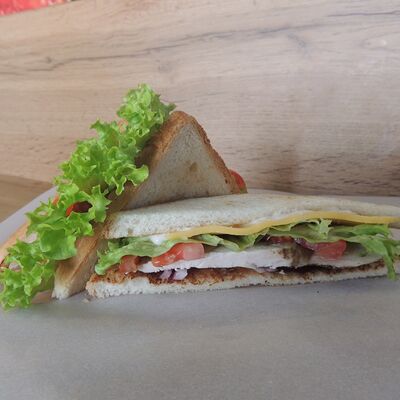 Сэндвич в Панда Ok по цене 220 ₽