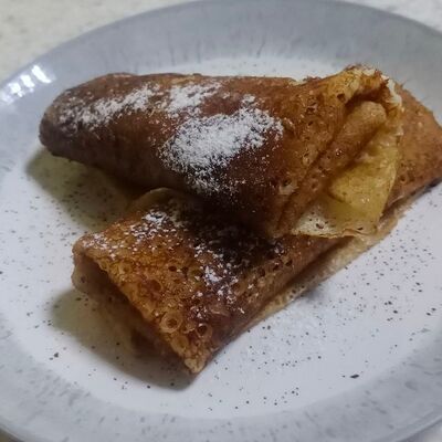 Блинчики с Нутеллой и бананом в Оазис кафе по цене 280 ₽