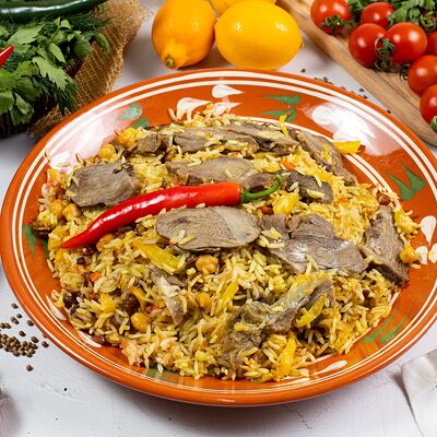 Плов праздничный на компаниюв Чайхана Марварид по цене 1990 ₽