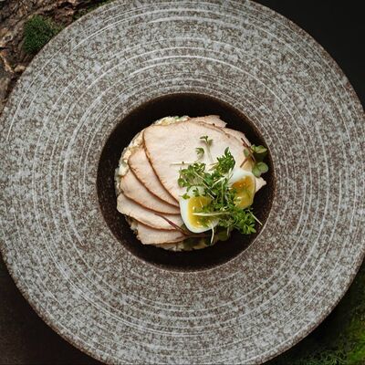 Русский с павловской индейкой в Сова по цене 550 ₽