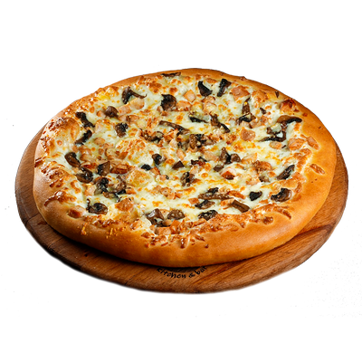 Жульен пицца 32 см в Fat house по цене 1000 ₽