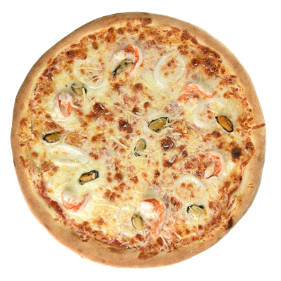 Пицца Морепродукты в PizzaWood по цене 999 ₽