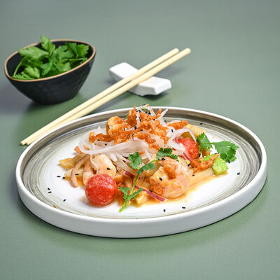 Салат с морепродуктами в стиле севиче в Зебры по цене 780 ₽