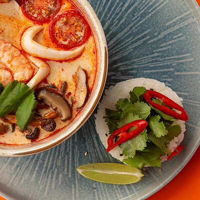 Том Ям с морепродуктами в Сушилка по цене 835 ₽