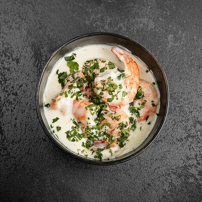 Креветки в сливочно-сырном соусе в Redz по цене 800 ₽