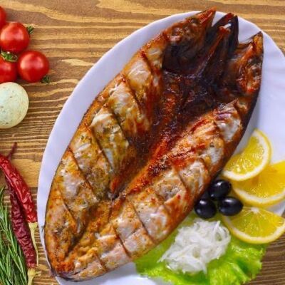 Скумбрия на углях в Золотая долина по цене 728 ₽