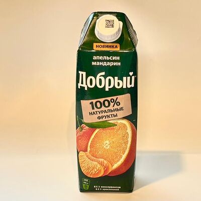 Сок апельсиновый Добрый в Room-cafe по цене 490 ₽
