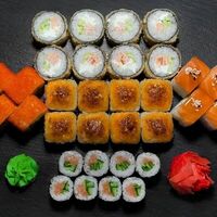 Сет Креветки и лосось в Кафе Мафия