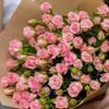 13 кустовых роз в крафте в FLORISTICA по цене 5050