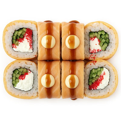 Запеченный ролл Филадельфия в Verona по цене 799 ₽