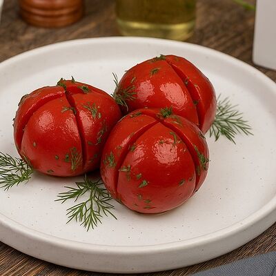 Помидоры соленые с зеленью в Буркина Фасоль по цене 290 ₽