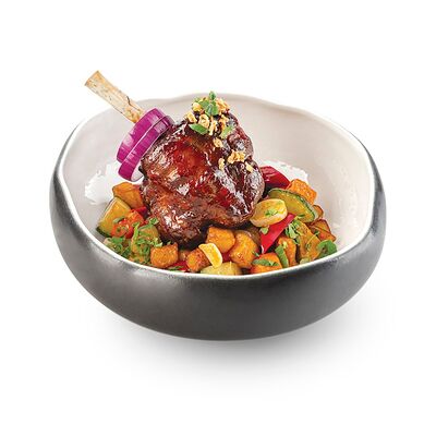 Рябчик из свиной рульки с овощами в Ян Примус по цене 1385 ₽