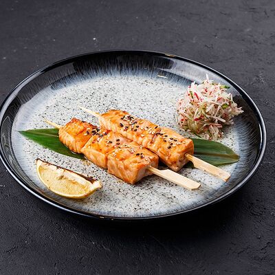 Кушияки с лососем в Nau по цене 620 ₽