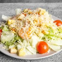 Салат Цезарь с креветкой в Суши & Пицца