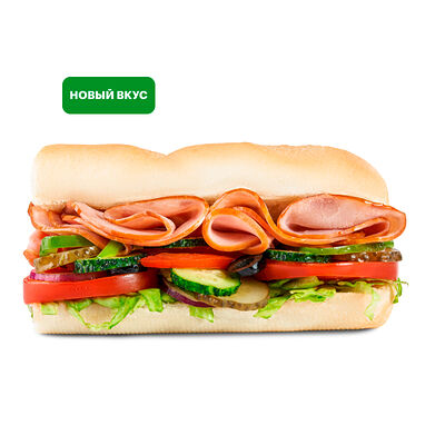 Сэндвич с индейкой и ветчиной в Subway по цене 460 ₽