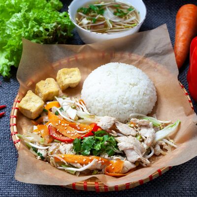 Рис по-вьетнамски Ком с бульоном в Pho Viet по цене 450 ₽