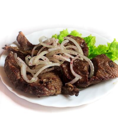 Шашлык из говядины в Цветок граната по цене 520 ₽