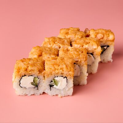 Спайси ролл с креветкой в Русские роллы по цене 550 ₽