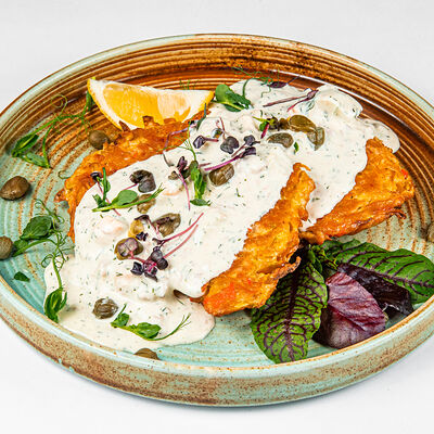 Оладьи овощные с тунцом в Фёст по цене 370 ₽