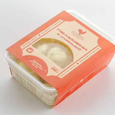 Пельмени с курицей в Уха из петуха по цене 19 р.