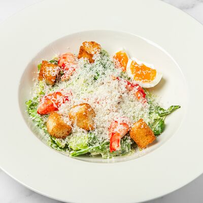 Цезарь с крабом в Osteria Mario по цене 1125 ₽