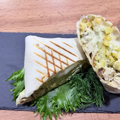 Такос с шашлыком из курицы в Шашлычная наУглях по цене 470 ₽