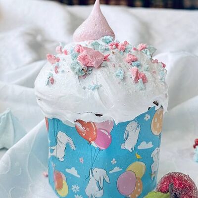 Кулич творожный с цукатами маленькийв Гастромаркет по цене 225 ₽