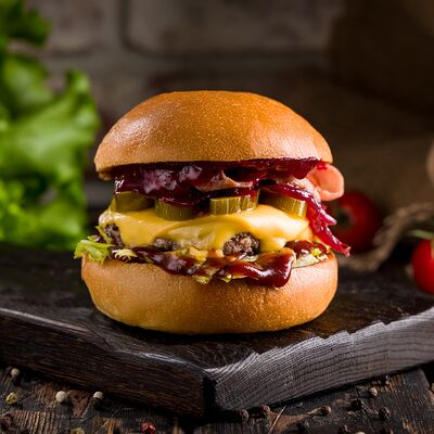 Бургер Без названияв Manny's Burger по цене 810 ₽