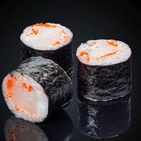 Мини-ролл с гребешком в Sushi Pizza Fresh