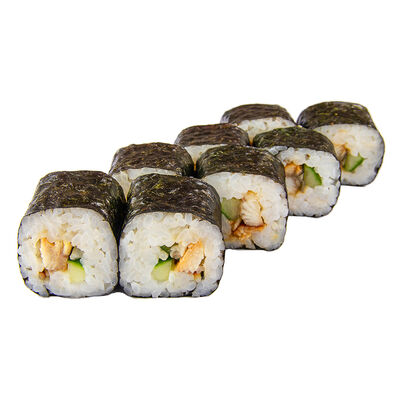 Ролл Хосомаки с угрем в Фитнес меню по цене 375 ₽