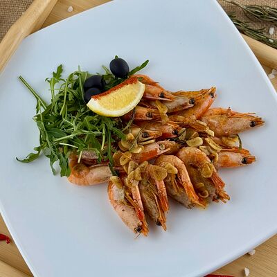 Креветки жареные в Корпус О бар по цене 470 ₽