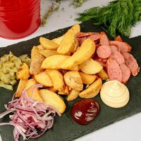 Сытнец с охотничьими колбасками в БулкаМен