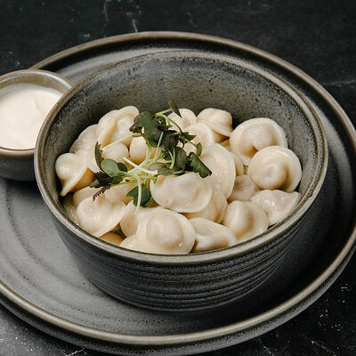 Пельмени со сметаной в Бумбараш по цене 195 ₽